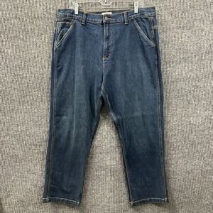 Ocean Coast Mens Straight Leg‎ Jeans 36x30 Blue Denim Cotton Stretch High Rise